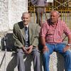 Two elderly gentlemen in Palencia